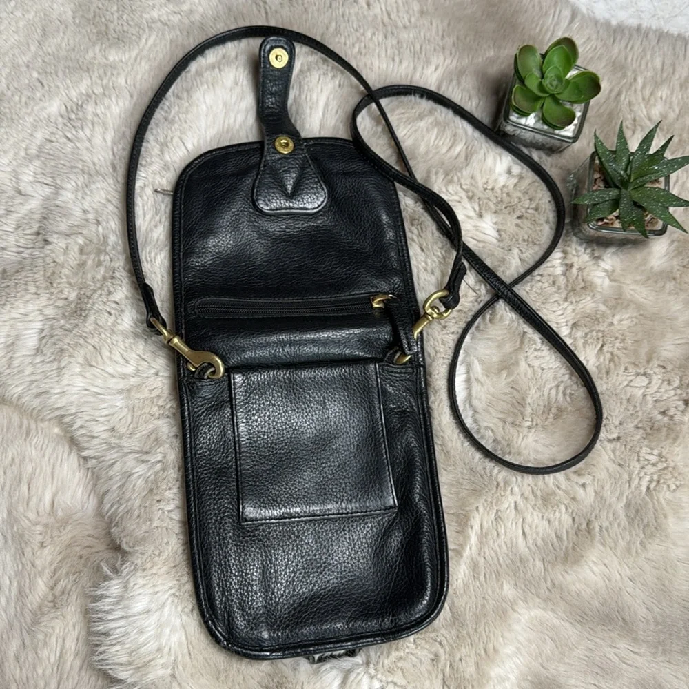 J.P. Ourse & Cie Black Multi Pocket Wallet Belt Bag Crossbody Bag Unisex